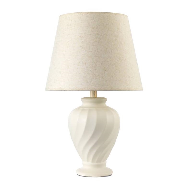 ONLI - Pöytävalaisin VORTICE 1xE27/22W/230V 64 cm kerma