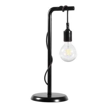 ONLI - Pöytävalaisin WIRE 1xE27/15W/230V 48 cm musta