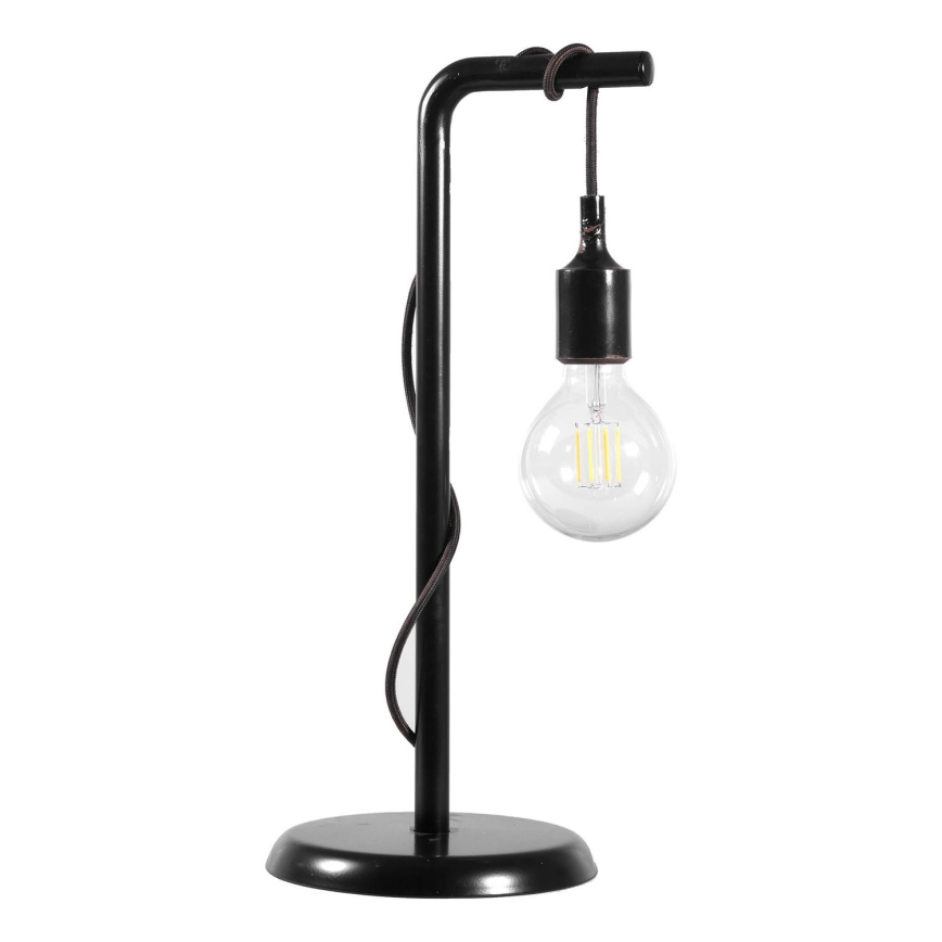 ONLI - Pöytävalaisin WIRE 1xE27/15W/230V 50 cm musta