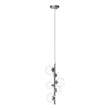 ONLI - Riippuvalaisin vaijerilla KIMBERLY 6xG9/6W/230V kiiltävä kromi