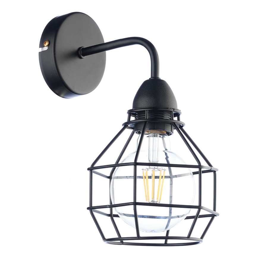 ONLI - Seinävalaisin HÄMÄHÄKKI 1xE27/15W/230V musta