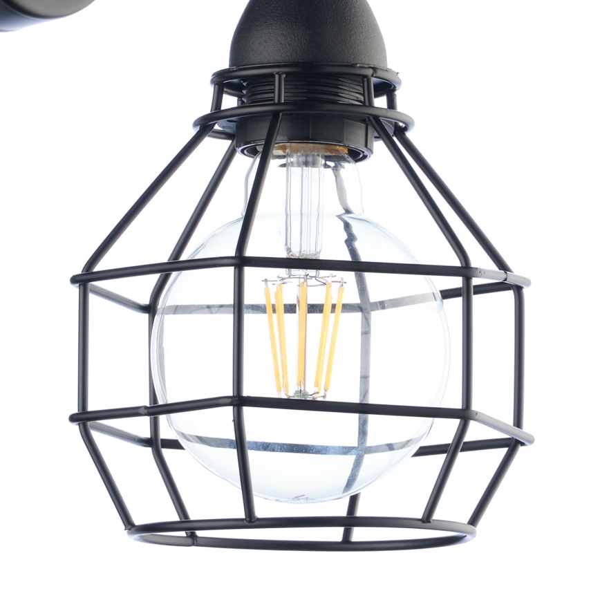 ONLI - Seinävalaisin HÄMÄHÄKKI 1xE27/15W/230V musta