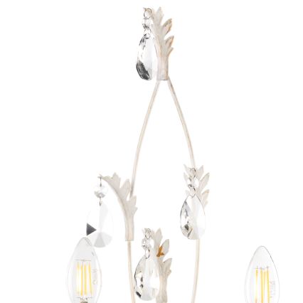 ONLI - Seinävalaisin TERESA 3xE14/6W/230V valkoinen