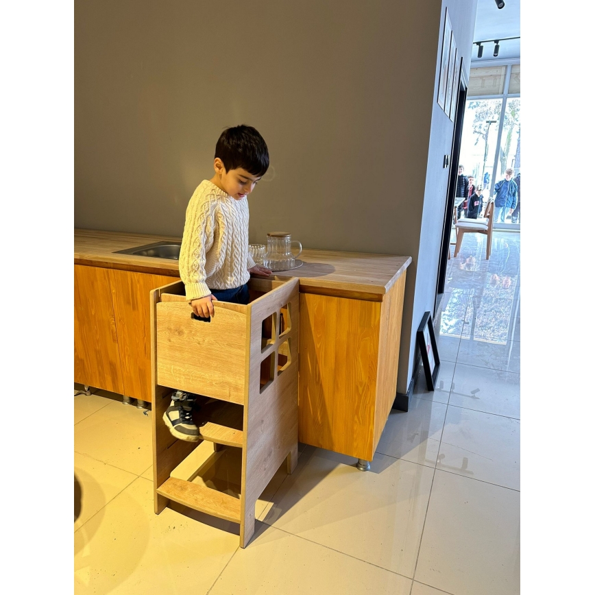Oppimistorni KULE 90x50 cm ruskea