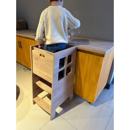 Oppimistorni KULE 90x50 cm ruskea