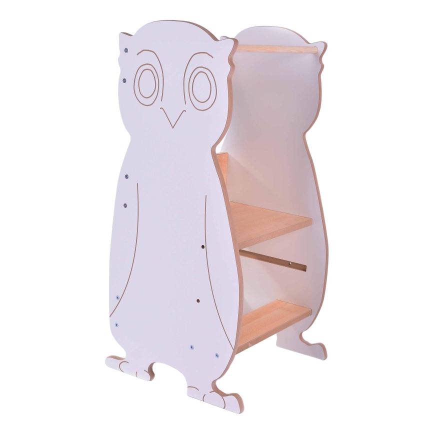 Oppimistorni OWL valkoinen/vaahtera