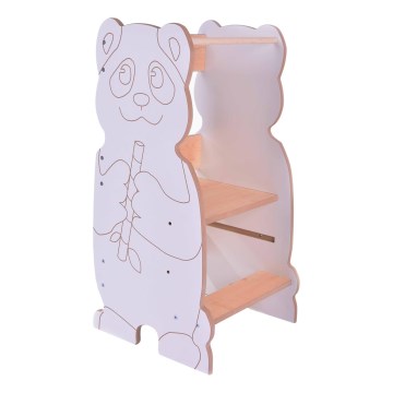 Oppimistorni PANDA valkoinen/vaahtera