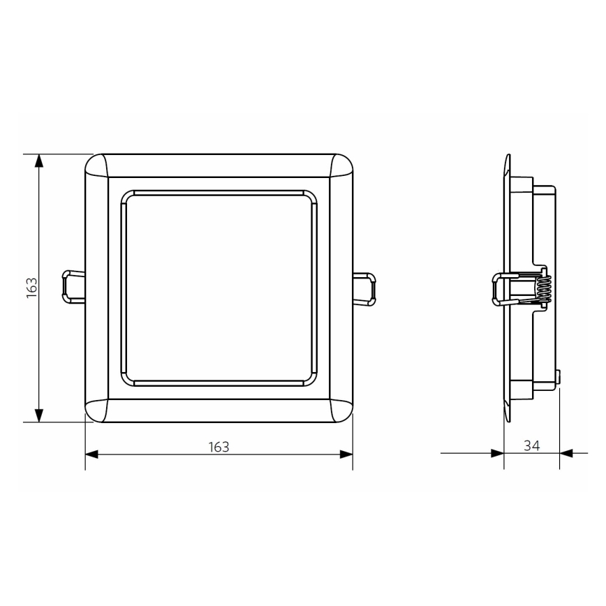 Opple 26664 - LED-kattovalaisin kylpyhuoneeseen LED/12W/230V 3000K IP44