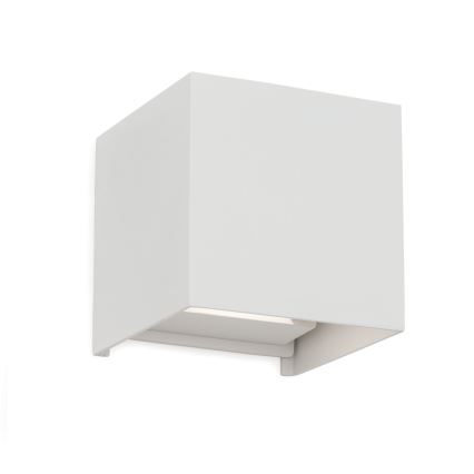 LED Ulkoseinävalaisin CUBE 2xLED/3W/230V IP54 valkoinen