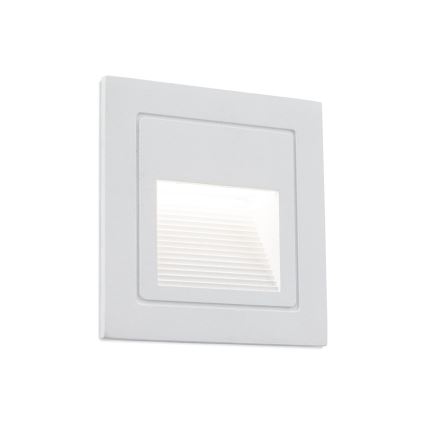 LED Sisäänrakennettu valo LORO LED/2W/230V IP65 valkoinen