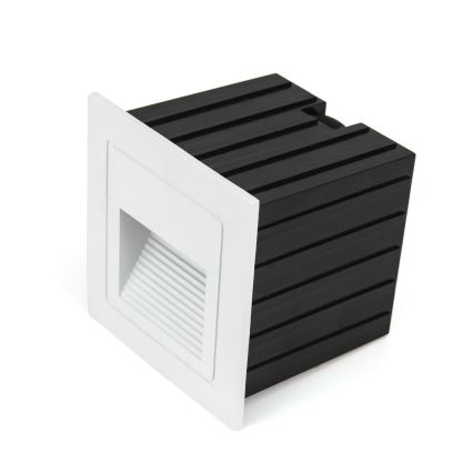 LED Sisäänrakennettu valo LORO LED/2W/230V IP65 valkoinen