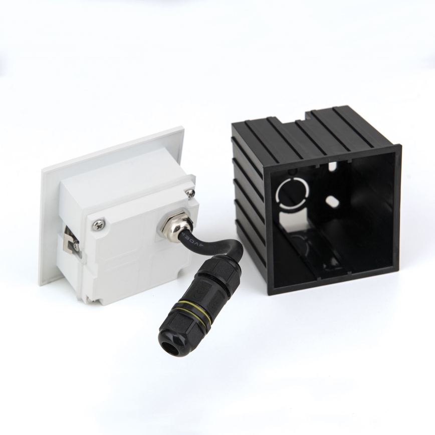 LED Sisäänrakennettu valo LORO LED/2W/230V IP65 valkoinen