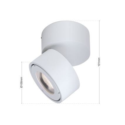 LED Himmennettävä kylpyhuone kohdevalo HARVEY LED/15W/230V IP65 valkoinen