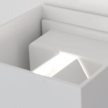 LED Ulkoseinävalaisin liike- ja hämärätunnistimella CUBE-S LED/13W/230V IP54 valkoinen