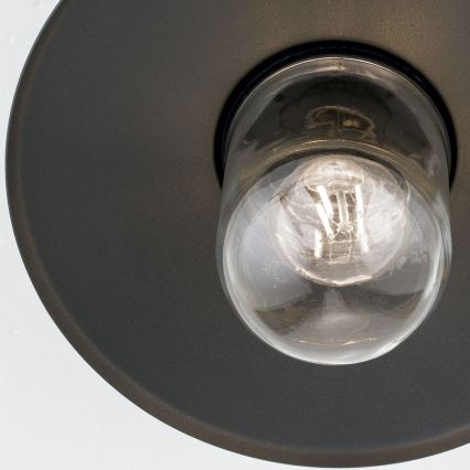 Kiinnitettävä kattokruunu ulkokäyttöön EDWARD 1xE27/60W/230V IP44 musta