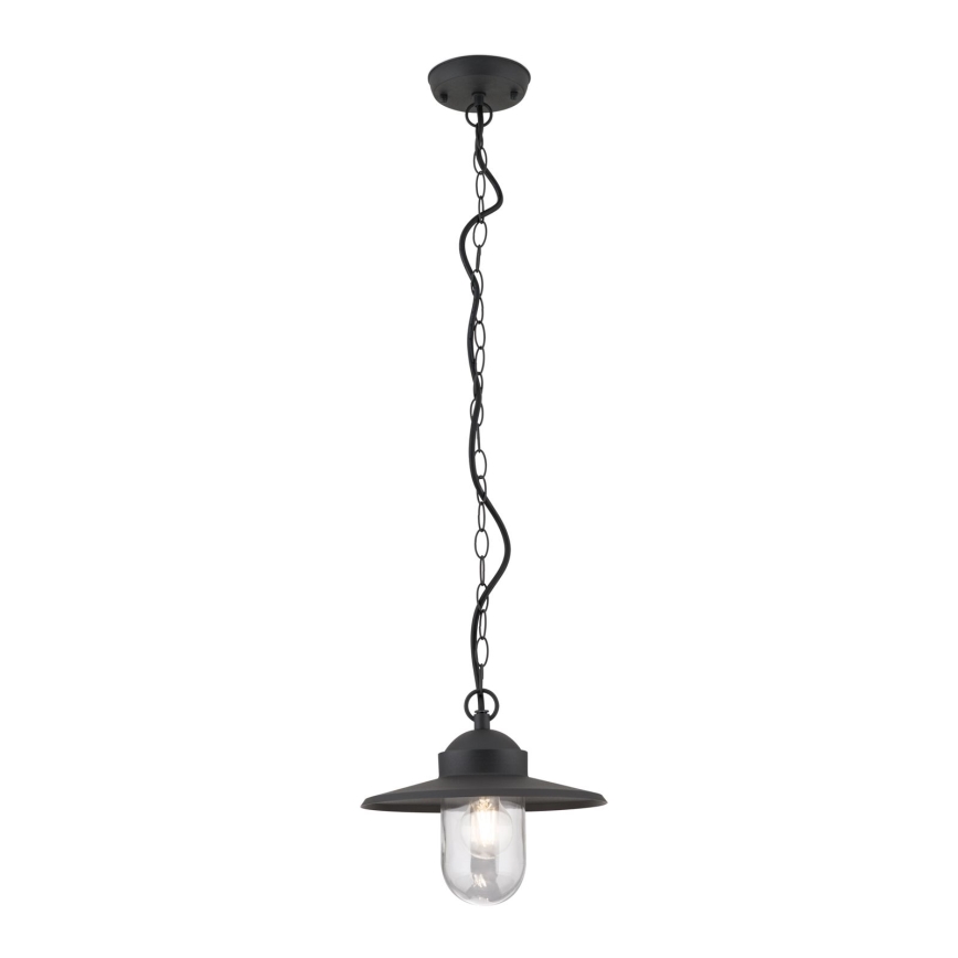 Ulkoriippuvalaisin EDWARD 1xE27/60W/230V IP44 musta