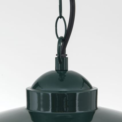 Ulkoriippuvalaisin EDWARD 1xE27/60W/230V IP44 vihreä