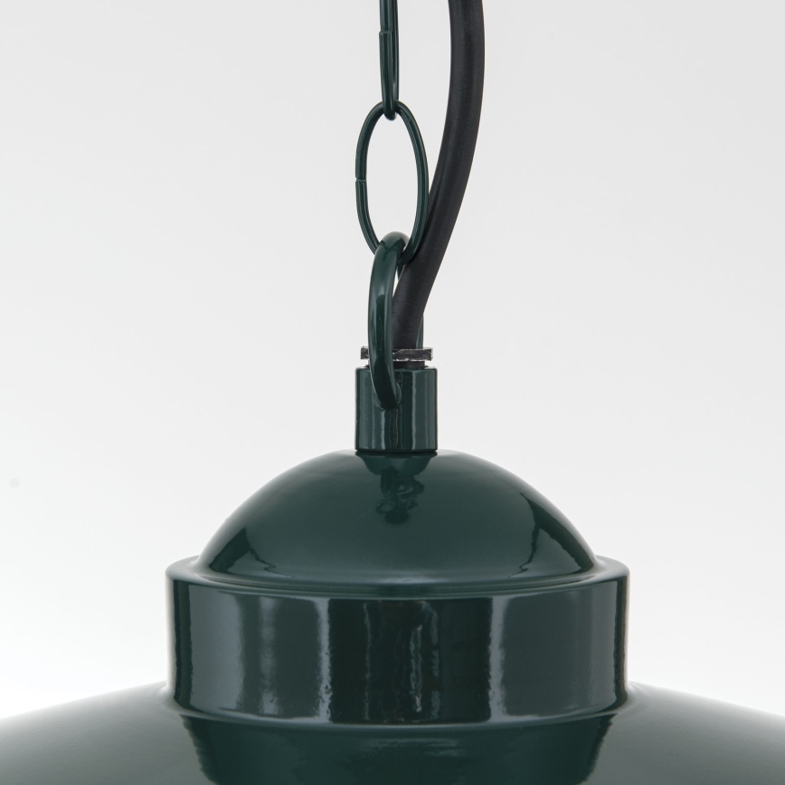 Ulkoriippuvalaisin EDWARD 1xE27/60W/230V IP44 vihreä