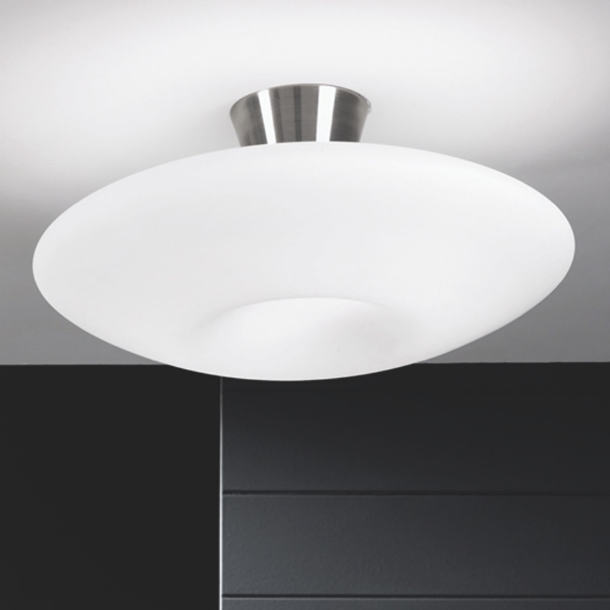 Kattovalo BLANC 2xE27/60W/230V halkaisija 49 cm mattakromi