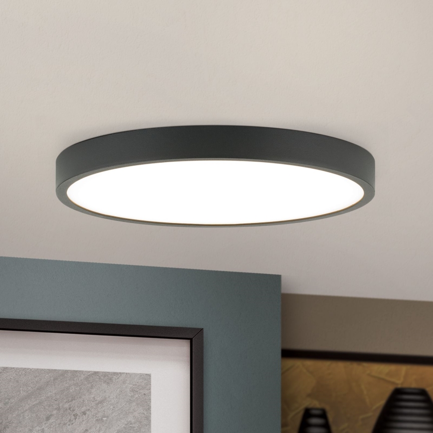 LED-kattovalaisin BULLY LED/24W/230V halkaisija 24 cm musta