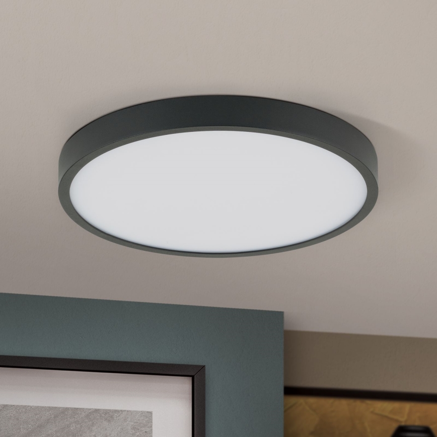 LED-kattovalaisin BULLY LED/24W/230V halkaisija 24 cm musta