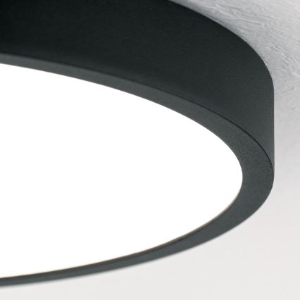 LED-kattovalaisin BULLY LED/24W/230V halkaisija 24 cm musta