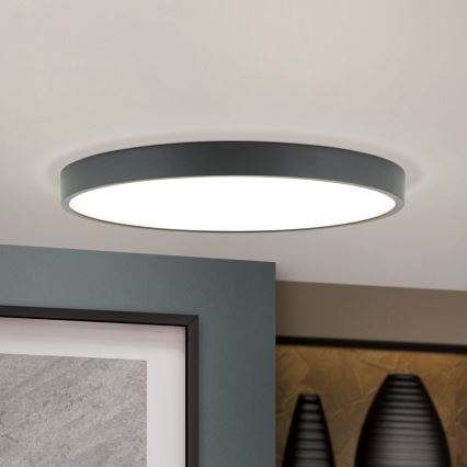 LED-kattovalaisin BULLY LED/28W/230V halkaisija 28 cm musta