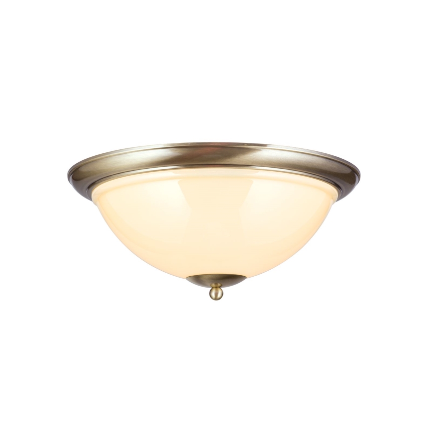 Kattovalo AUSTRIAN OLD LAMP 3xE27/60W/230V halkaisija 50 cm pronssi/beige