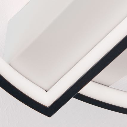 Himmennettävä LED-kattovalaisin OLGA LED/28W/230V musta/valkoinen