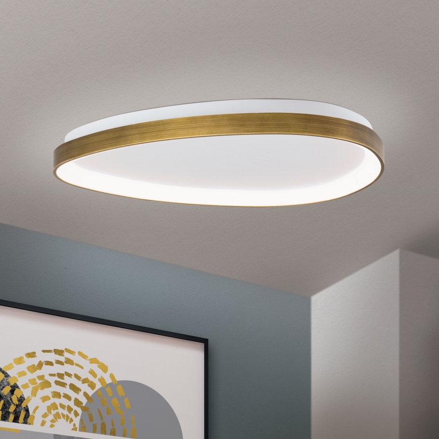 LED-kattovalaisin CHARLIE LED/48W/230V halkaisija 65 cm kulta