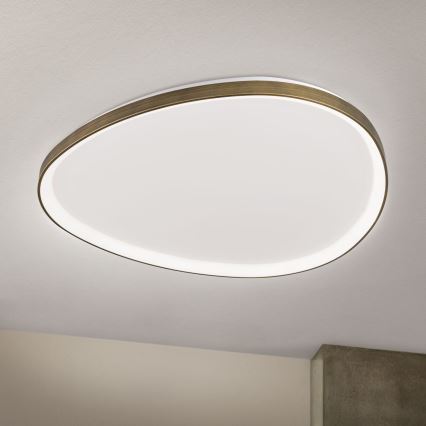 LED-kattovalaisin CHARLIE LED/72W/230V halkaisija 80 cm kulta