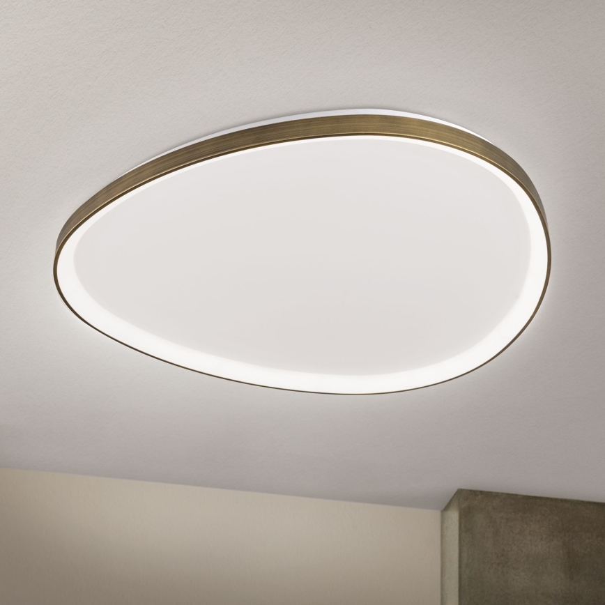 LED-kattovalaisin CHARLIE LED/72W/230V halkaisija 80 cm kulta