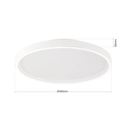 Himmennettävä LED-kattovalaisin MASCA LED/36W/230V 2700/3350/4000K halkaisija 40 cm valkoinen