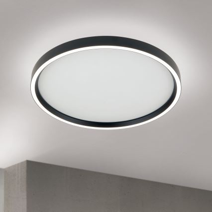 Himmennettävä LED-kattovalaisin MASCA LED/36W/230V 2700/3350/4000K halkaisija 40 cm musta