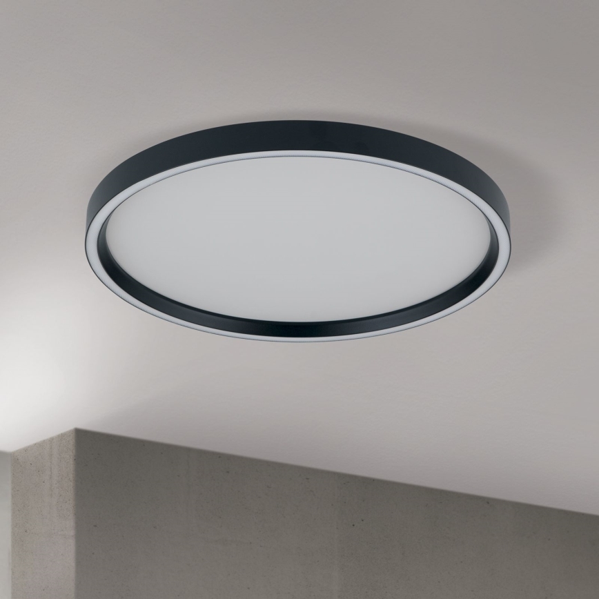 Himmennettävä LED-kattovalaisin MASCA LED/36W/230V 2700/3350/4000K halkaisija 40 cm musta