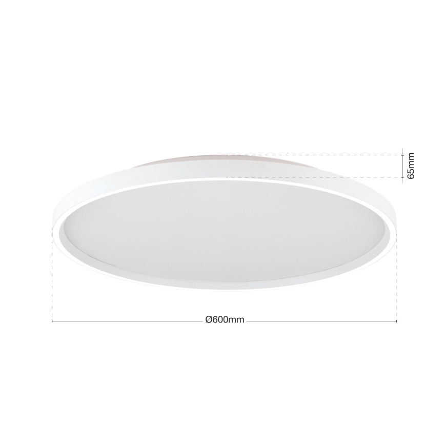 Himmennettävä LED-kattovalaisin MASCA LED/47W/230V 2700/3350/4000K halkaisija 60 cm valkoinen