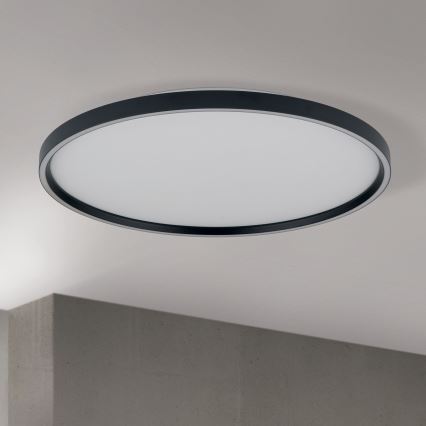 Himmennettävä LED-kattovalaisin MASCA LED/47W/230V 2700/3350/4000K halkaisija 60 cm musta