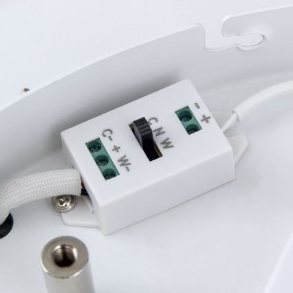 Himmennettävä LED-kattovalaisin MASCA LED/47W/230V 2700/3350/4000K halkaisija 60 cm musta