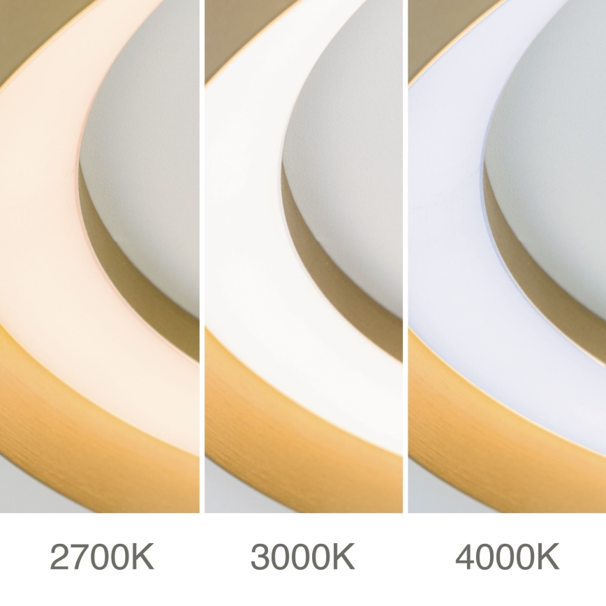 Himmennettävä LED-kattovalaisin MANTA LED/38W/230V 2700/3000/4000K halkaisija 45 cm kulta