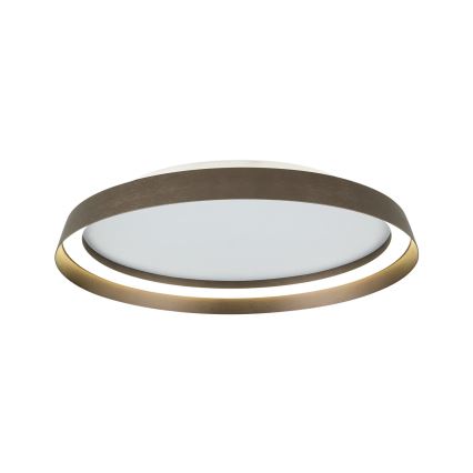 Himmennettävä LED-kattovalaisin MANTA LED/38W/230V 2700/3000/4000K halkaisija 45 cm ruskea