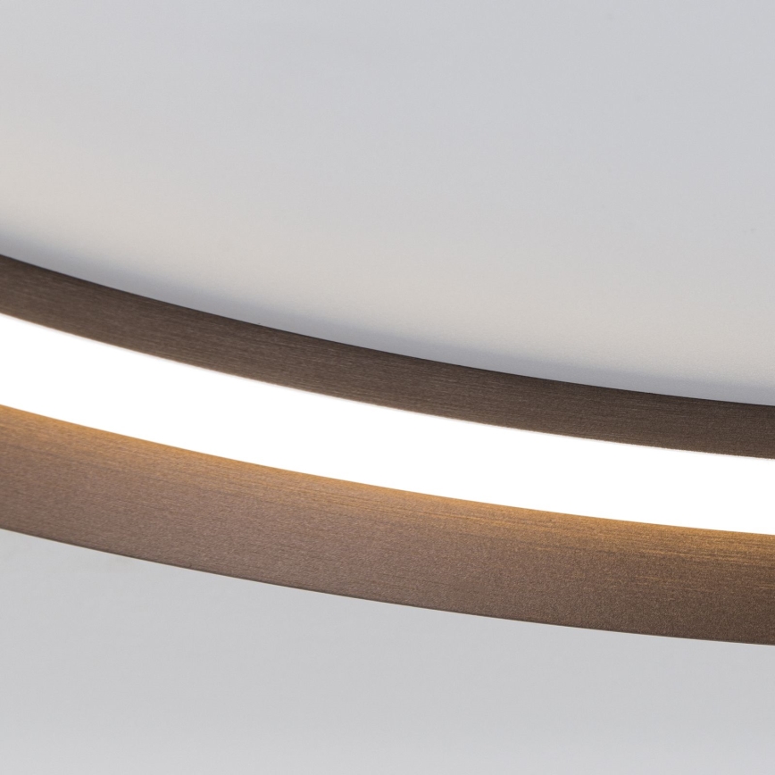Himmennettävä LED-kattovalaisin MANTA LED/38W/230V 2700/3000/4000K halkaisija 45 cm ruskea