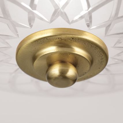 Kattovalo PORTO 1xE27/40W/230V halkaisija 26 cm kulta