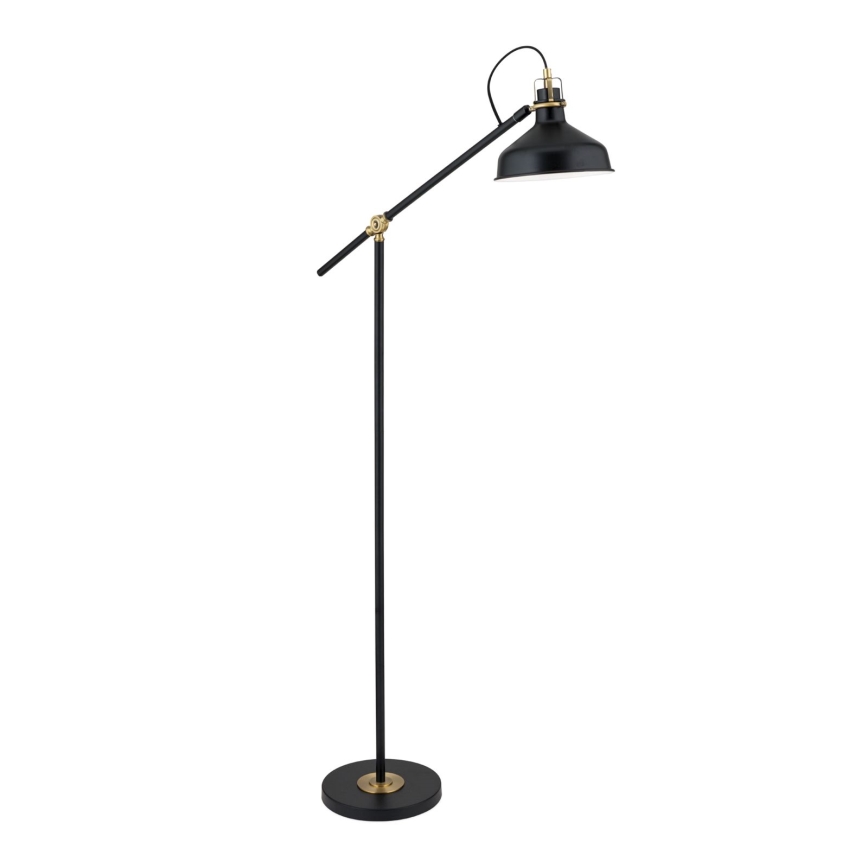 Lattialamppu SCHILLER 1xE27/40W/230V musta/pronssi