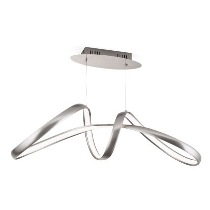 Himmennettävä LED-kattokruunu johdossa CIRCUS LED/36W/230V hopea