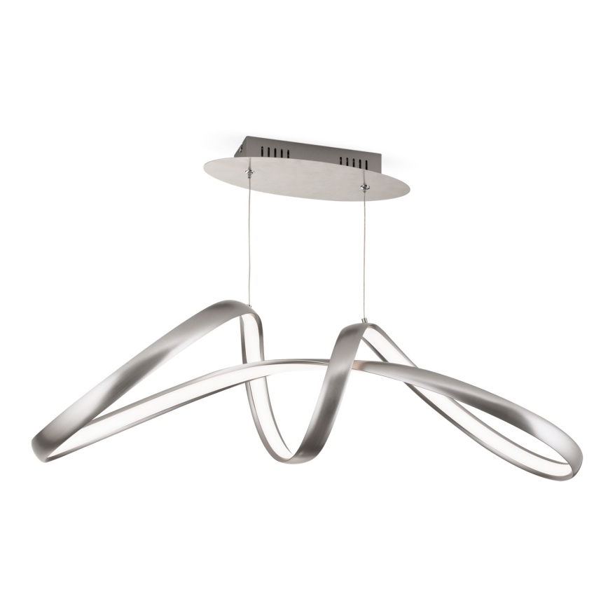 Himmennettävä LED-kattokruunu johdossa CIRCUS LED/36W/230V hopea