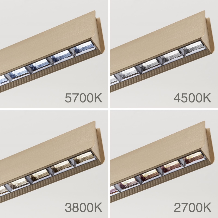 Himmennettävä LED-kattokruunu johdossa TARA LED/44W/230V 2700/3800/4500/5700K kulta