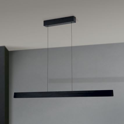 Himmennettävä LED-kattokruunu johdossa TARA LED/44W/230V 2700/3800/4500/5700K musta