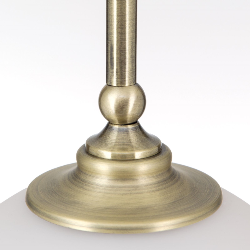 Kattokruunu johdossa OLD LAMP 1xE27/40W/230V valkoinen/pronssi