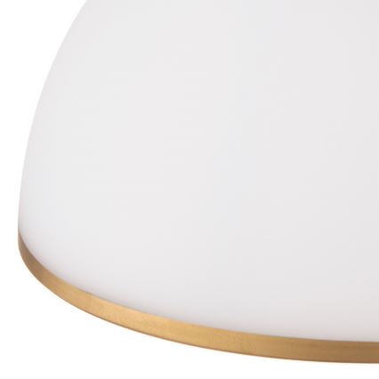 Kattokruunu ketjussa OLD LAMP 1xE27/40W/230V halkaisija 30 cm valkoinen/pronssi