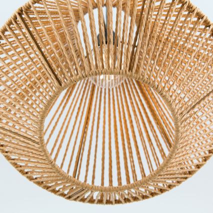 Kattokruunu johdossa JUNGLE 1xE27/40W/230V halkaisija 31 cm hemp